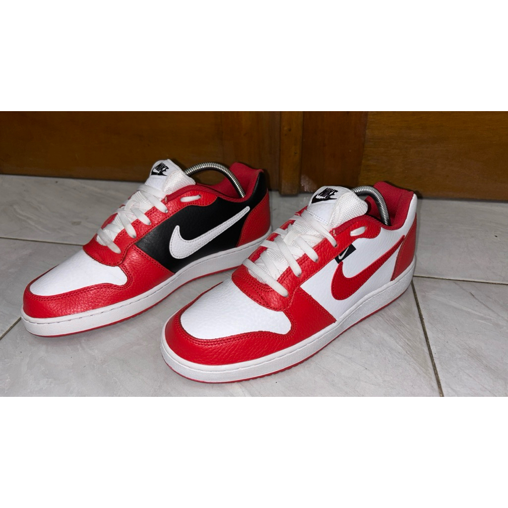 Nike Ebernon Low PRM White University Red Black