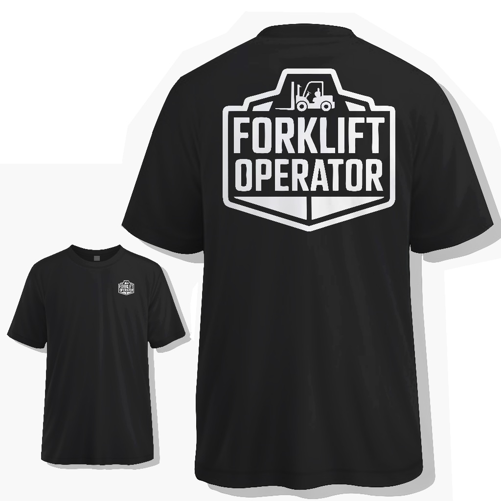 Kaos Distro Profesi Forklift Operator | Forklift Operator Short T Shirt