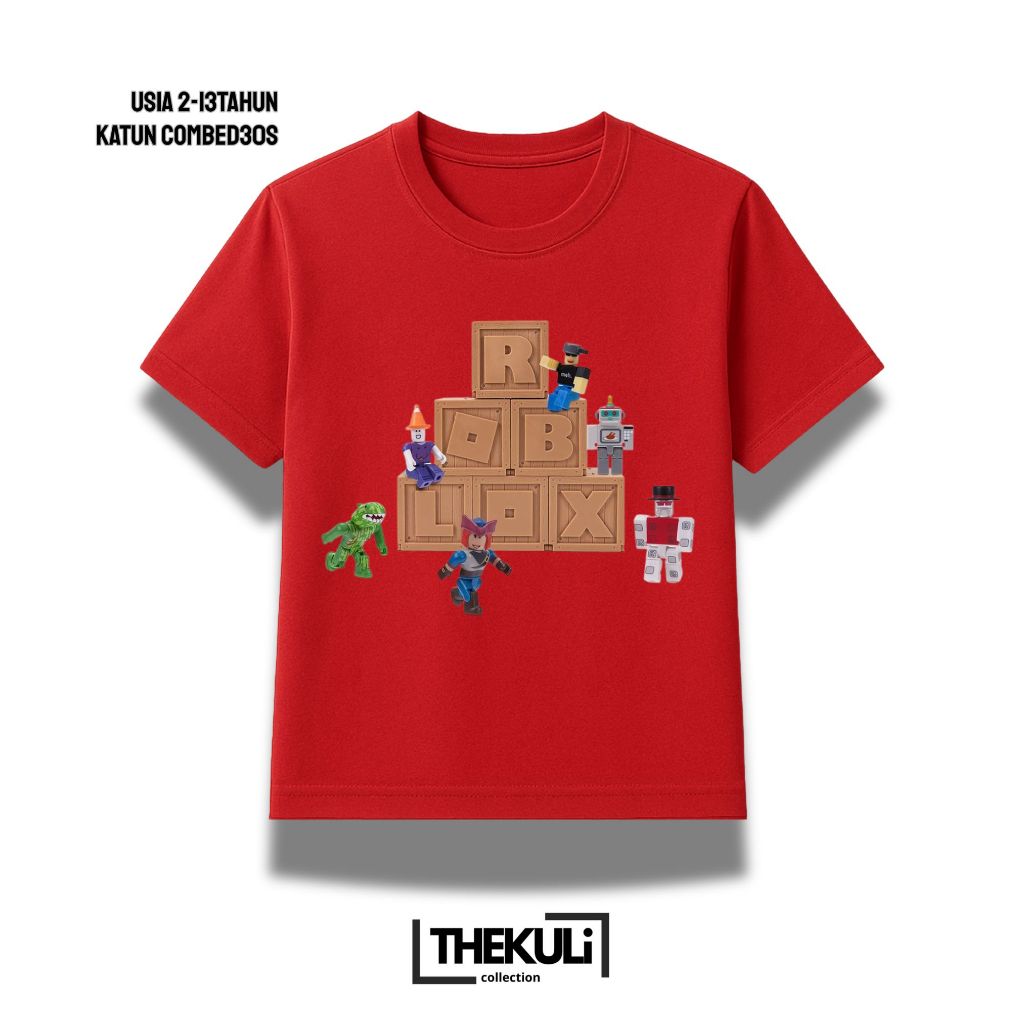Kaos Roblox Toys Series 2 Anak Cotton Nyaman
