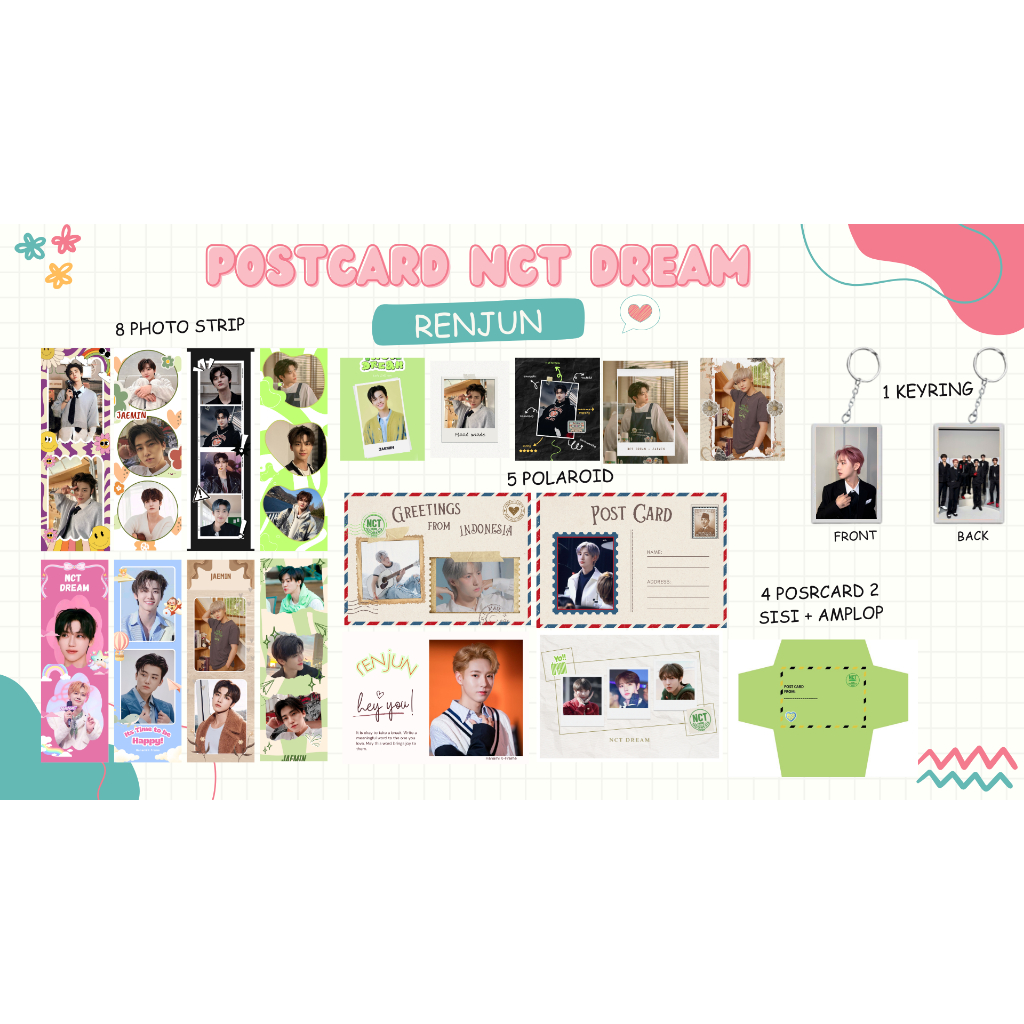 Mini Fankit RENJUN NCT DREAM Unofficial/Fanmade GIFT BOX KPOP / HAMPERS KPOP / FANKIT BOX NCTZEN