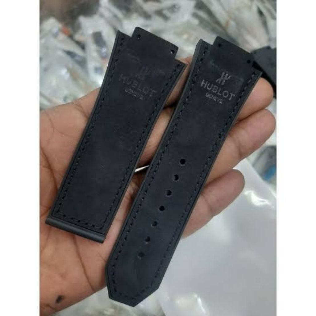 Strap Tali jam tangan Hublot Senna big bang geneve leather bludru rubber bigbang sena jam tangan wat