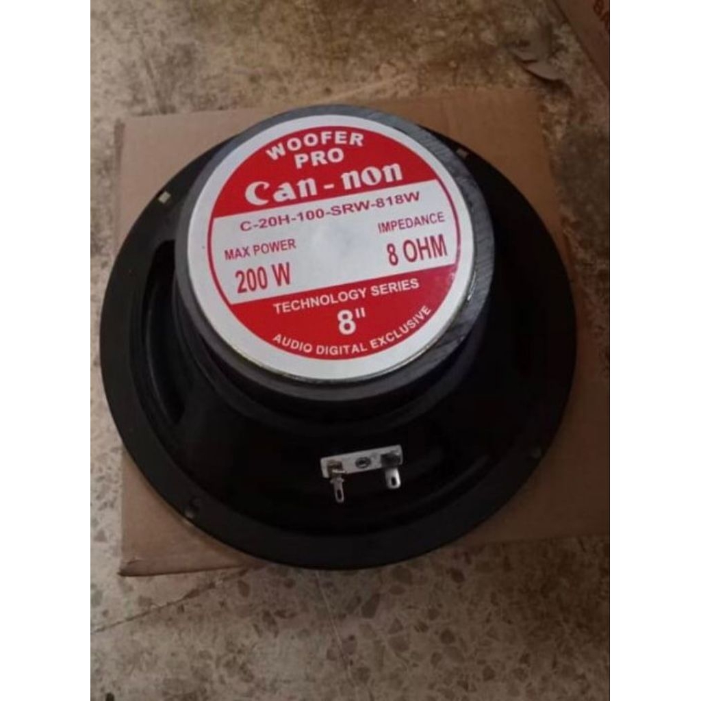 speaker 8" Cannon pro woofer