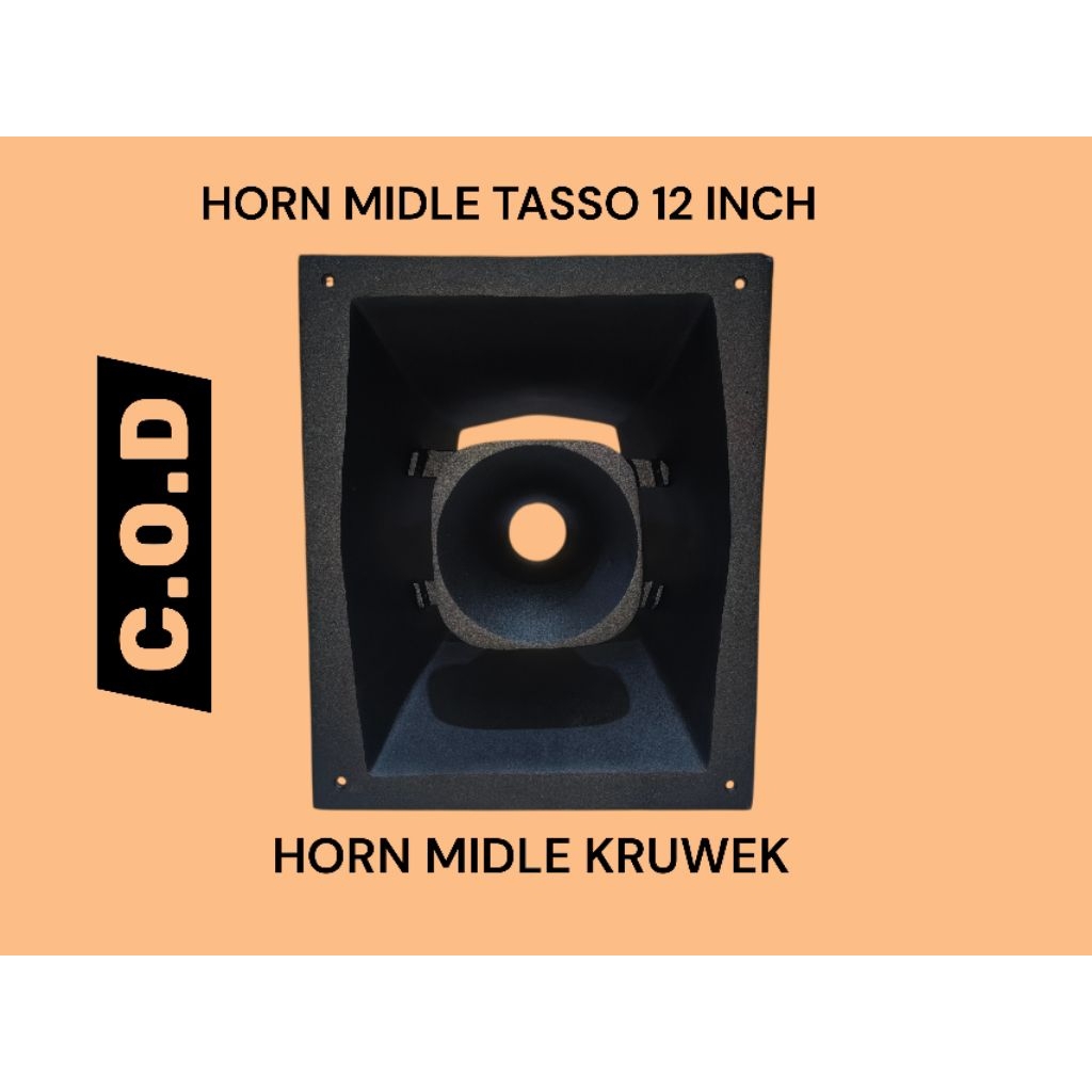 HORN MIDLE DDS TASSO UNTUK SPEAKER 12 INCH BAHAN ALUMUNIUM COR DIRAL