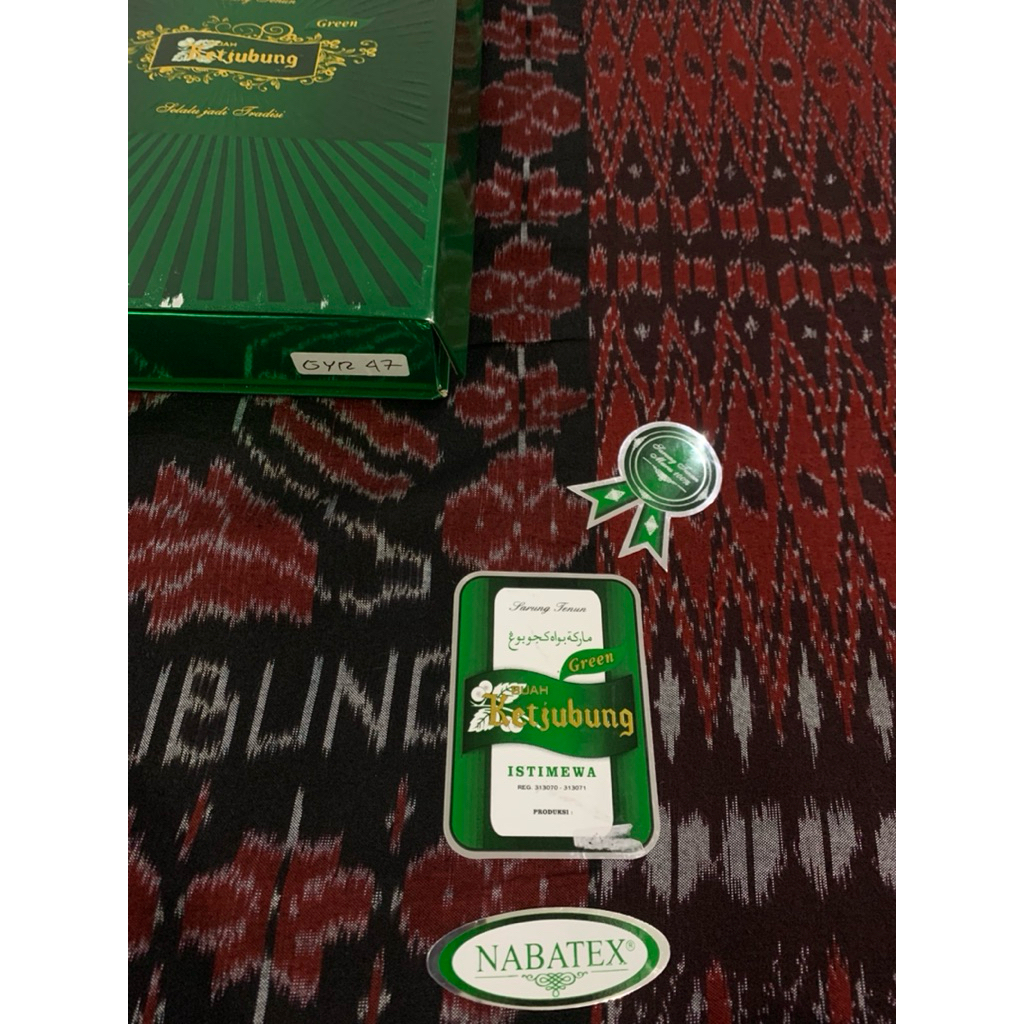 SARUNG GOYOR KETJUBUNG GREEN