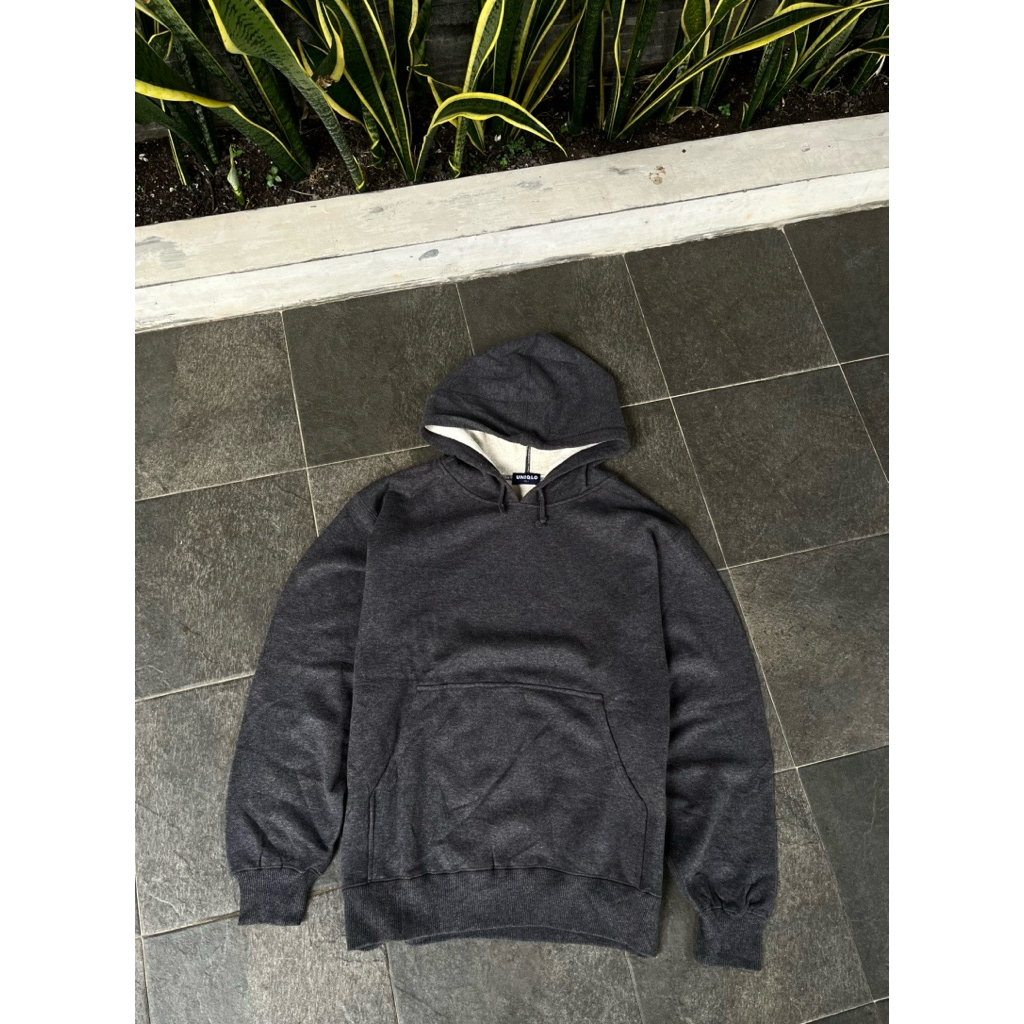HOODIE BASIC UNIQLO BOXY