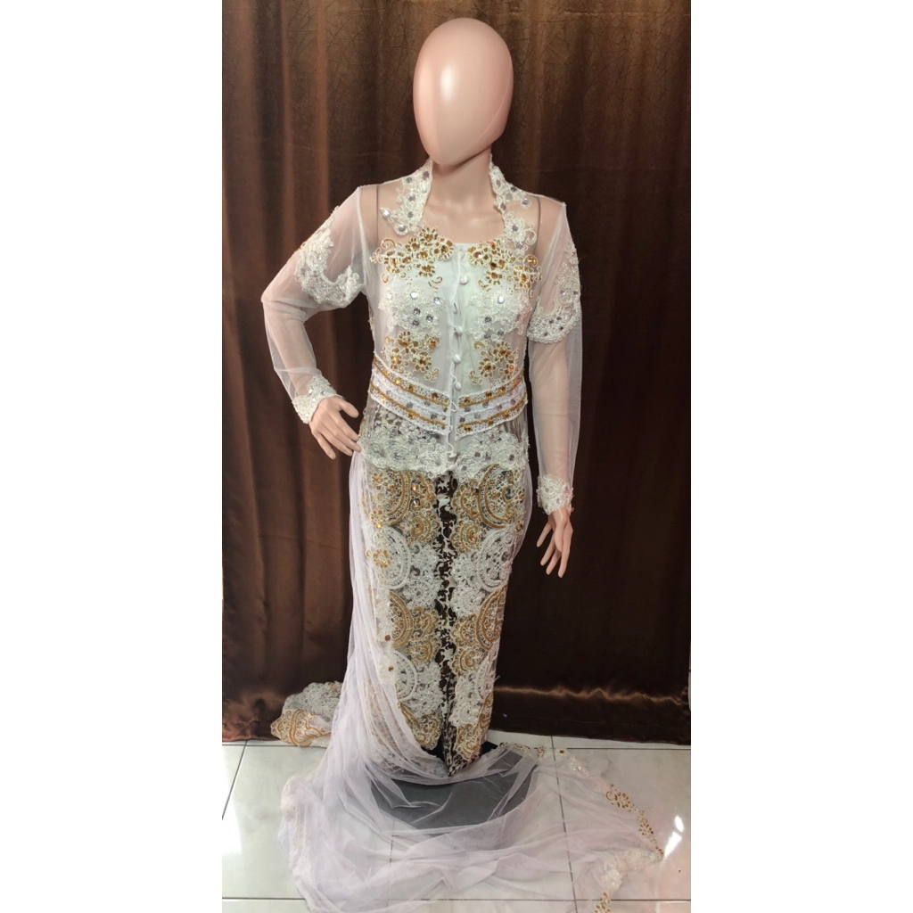 PL Kebaya Akad Putih Gold