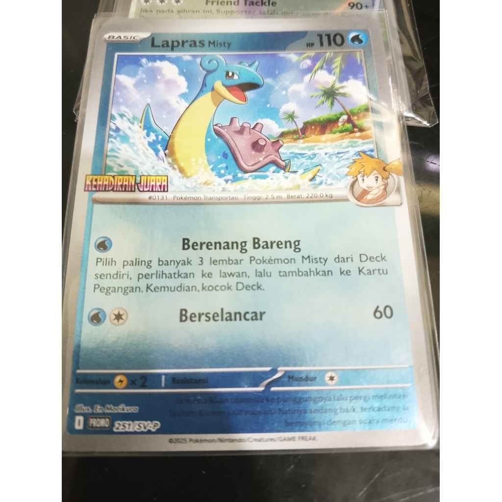 Pokemon TCG Lapras misty sv-p ind