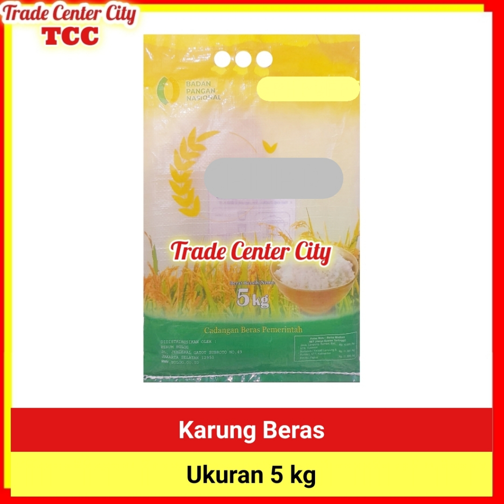 Karung Beras 5 kg Sablon