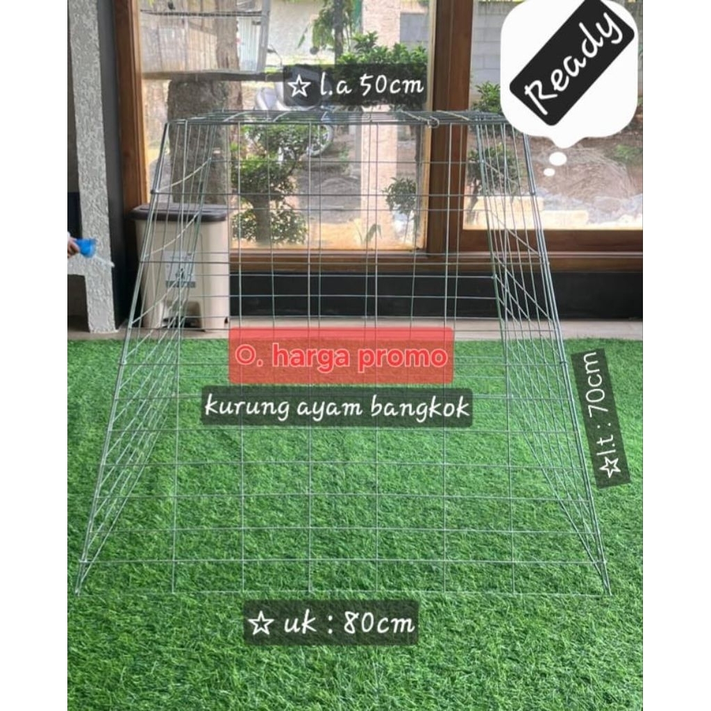 KURUNG KANDANG PIRAMIDA AYAM BANGKOK
