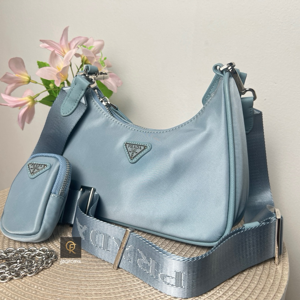 TAS PRADA RE EDITION 2005 NYLON BLUE