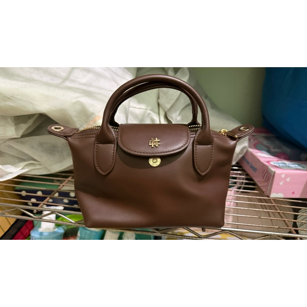 PRELOVED PL CHRISTY NG POPPY MINI NYLON TOTE BAG