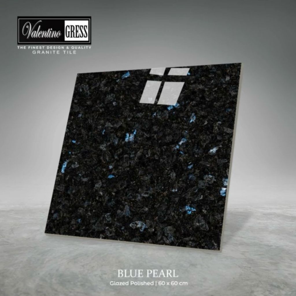 Granit 60x60 Valentino gress BLUE PEARL | GLOSSY