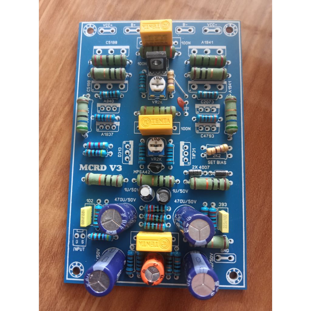 Pcb Driver Mcrd V3 modif Low Sub Mid Flat Power Ampli