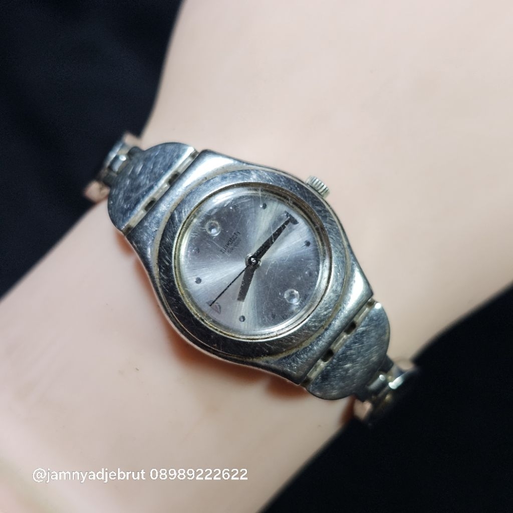 Jam Swatch Irony Ladies Swiss Made V8 Rantai Bulat Bekas