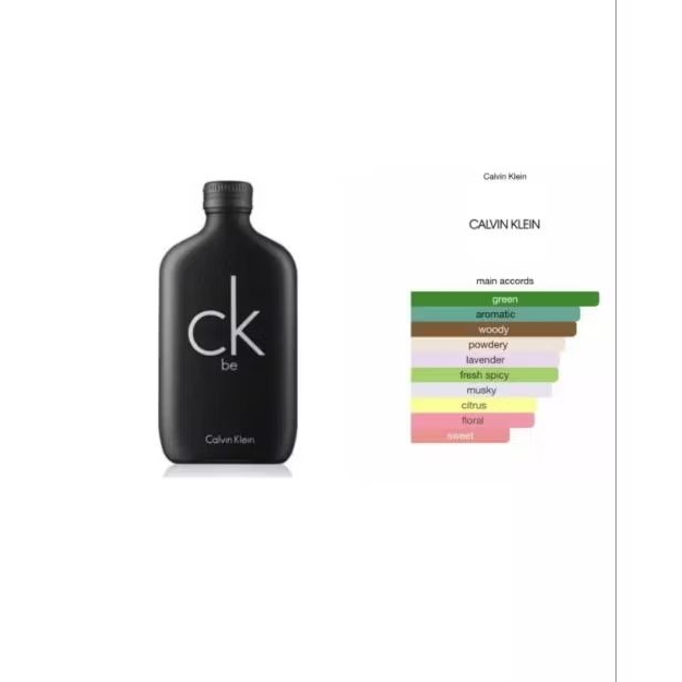 parfum original ck be calvin klein be unbox
