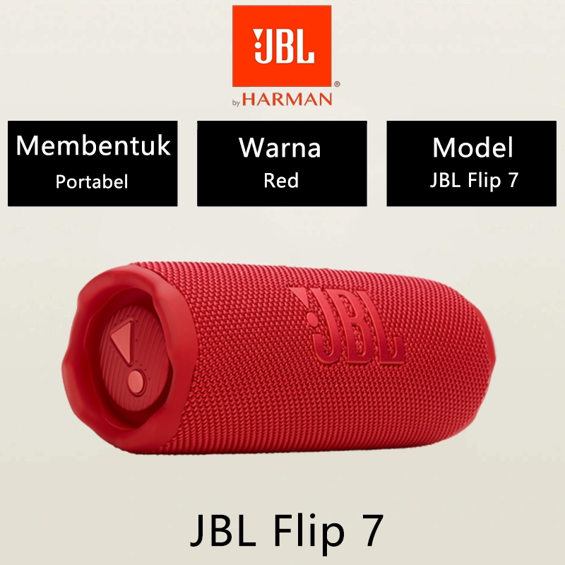 new 100% original -- jbl flip 7 new 2025 waterproof portable bluetooth speaker, powerful sound and
