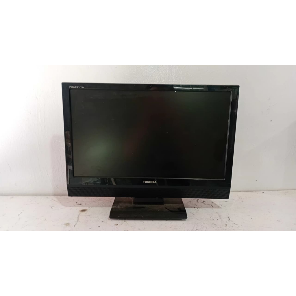 TV Monitor LCD LED TOSHIBA 19" Inch  MODEL 19HV15E RUSAK LAYAR ATAU MESIN - ercomp1