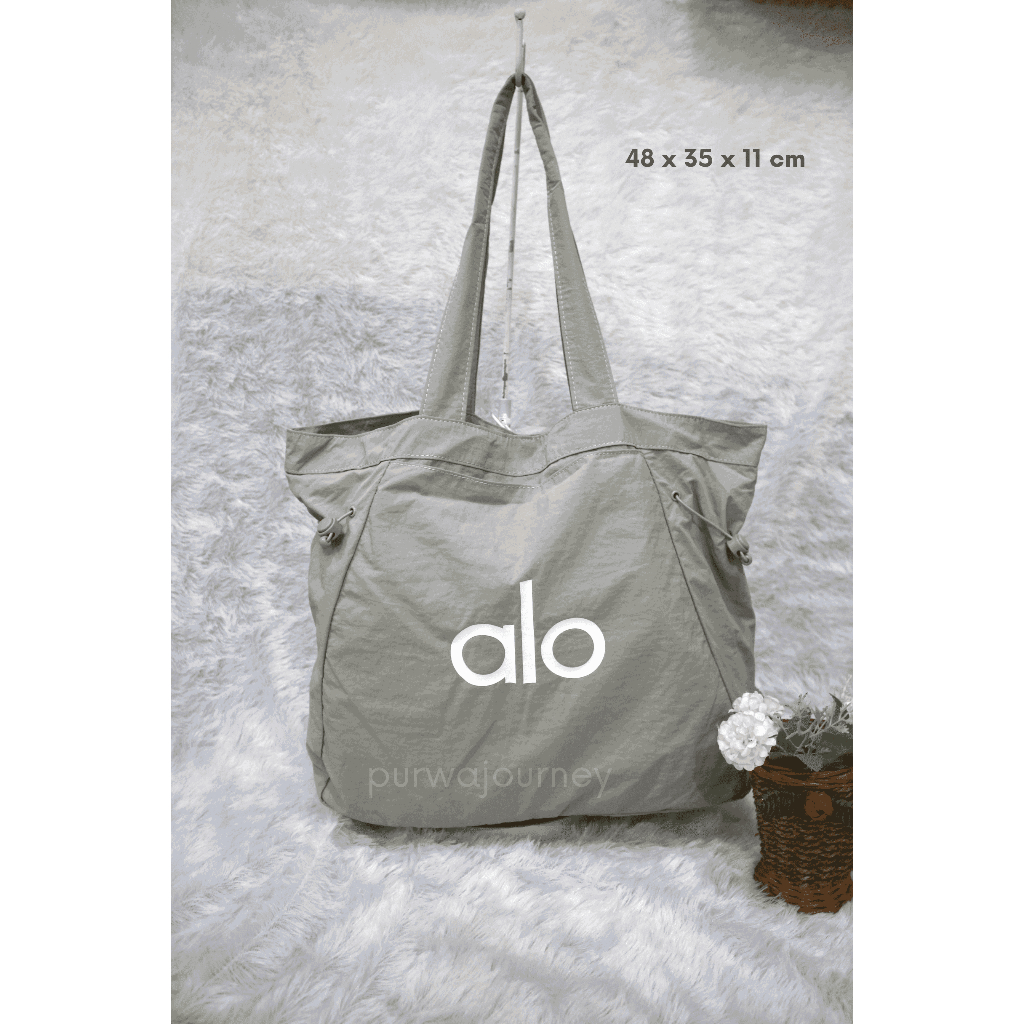 [Alo SERIES] Tas Wanita Alo Tote Bag – Kanvas Besar | Daily & Travel