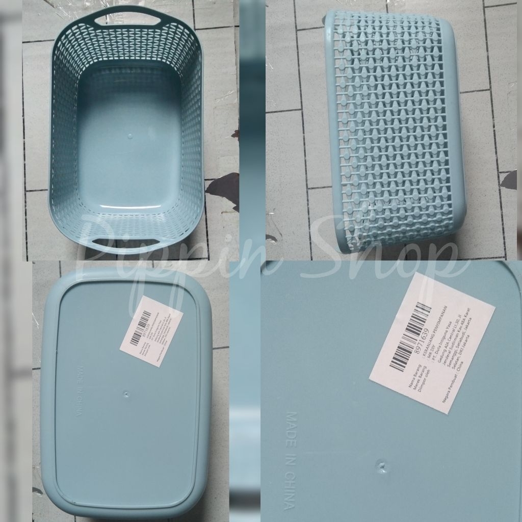 [BACA DESKRIPSI SEBELUM MEMBELI] STORAGE KERANJANG MR. DIY WARNA BIRU READY
