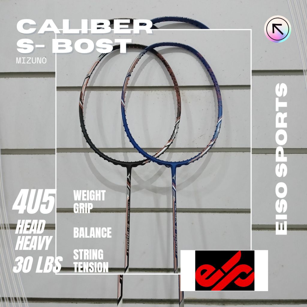 Raket Badminton Mizuno Caliber S-Boost Bulutangkis