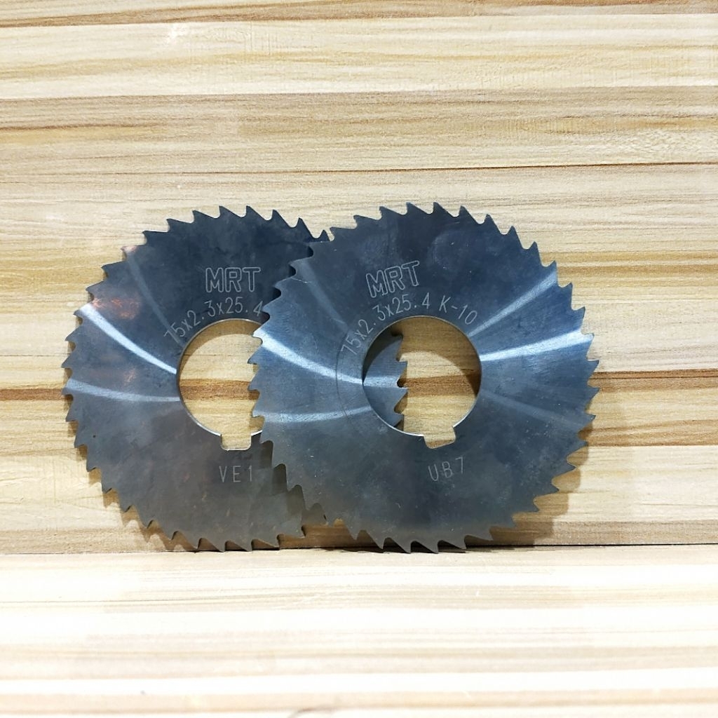 SLITTING SAW 75×2.3×25.4 K-10 MRT Carbide gergaji potong circular Blade tebal 2.3mm second