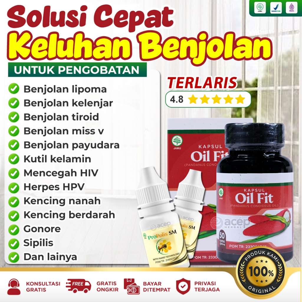 Obat Benjolan Di Leher Lipoma Kapsul Oil Fit Untuk Benjolan Payudaa Kelenjar Getah Bening PALING AMP