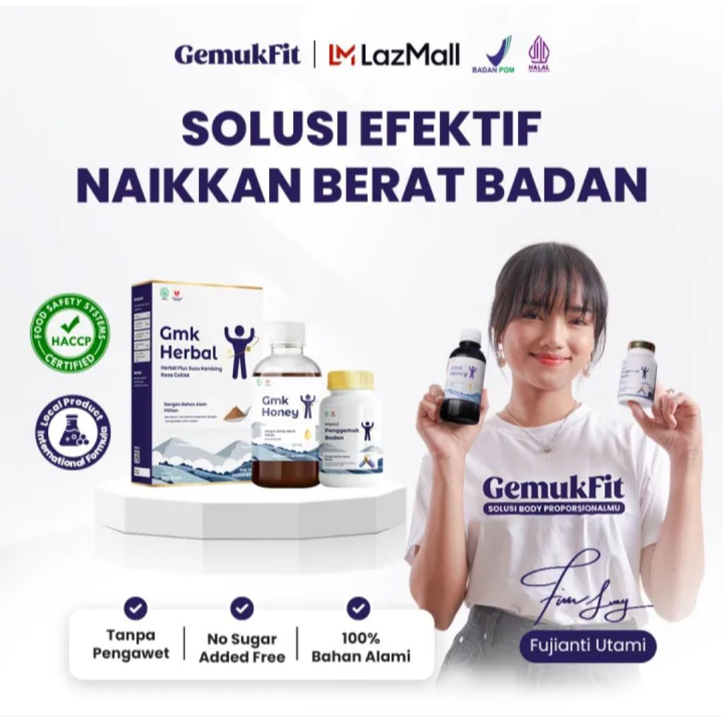 Obat Gemuk Fit 1 Botol | 30 Kapsul Penambah Berat Badan Obat Gemuk Obat Penambah Nafsu Makan Obat Ge