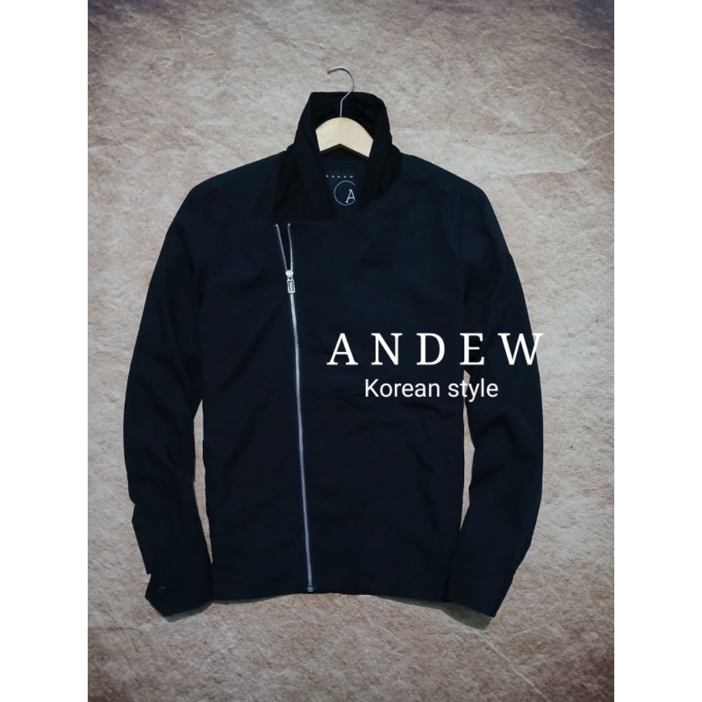 jaket casual ANDEW keren bahan katun lembut recomend