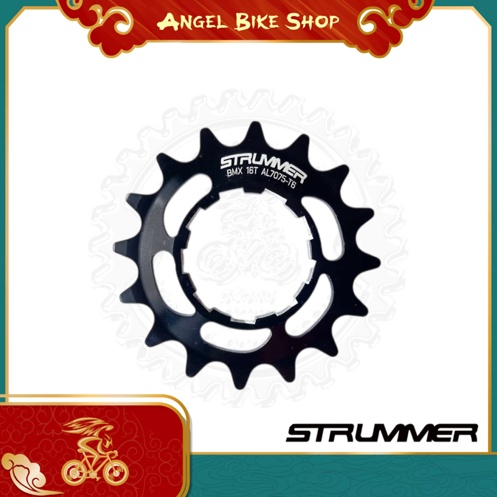 Cog Gear Strummer BMX AL7075-T6 16T Single Speed Black