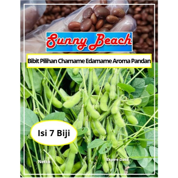 Bibit Pilihan Chamame Edamame Aroma Pandan | Biji Benih Edamame Chamame | Edamame Chamame