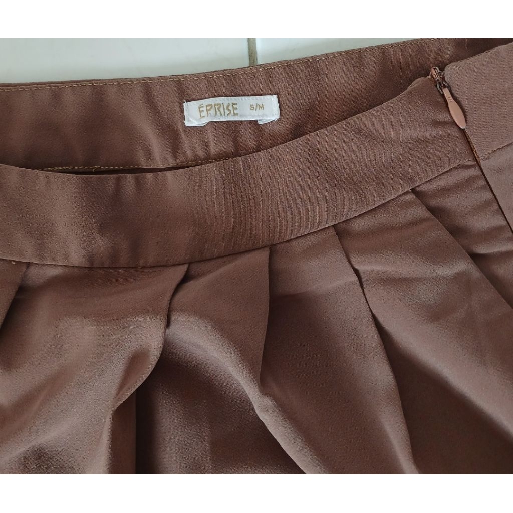 celana kulot eprise wanita coklat