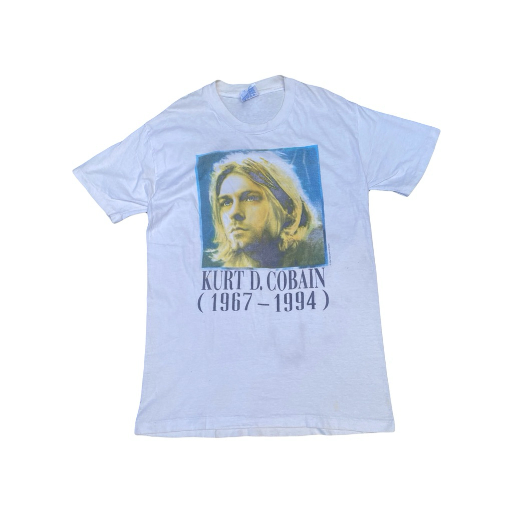 vintage 90s kurt cobain memorial tee
