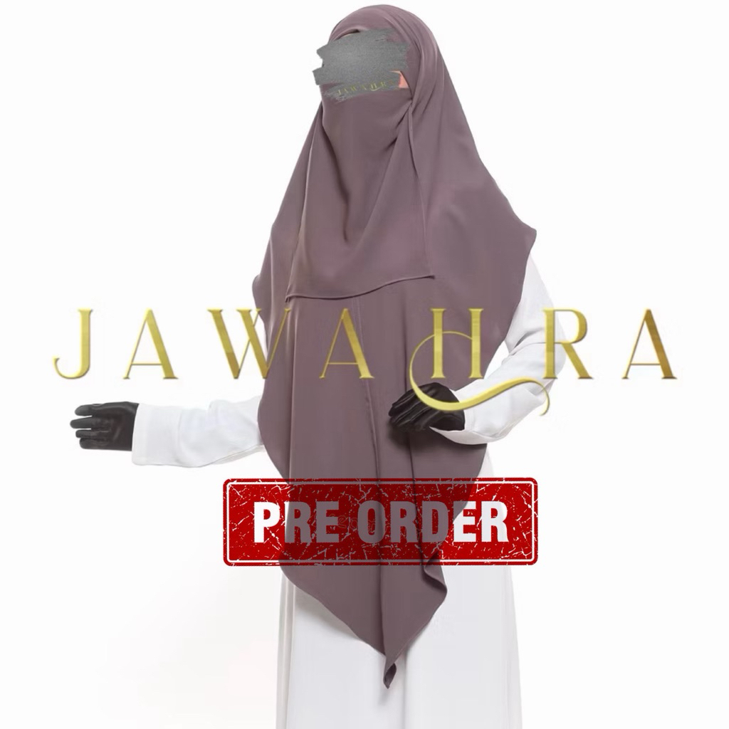 [JAWAHRA] | KHIBAN (SHOULDER) | KHIMAR BANDANA | LUNERA | HIJAB UMROH | HIJAB SYARI | KHIMAR | GOMAR