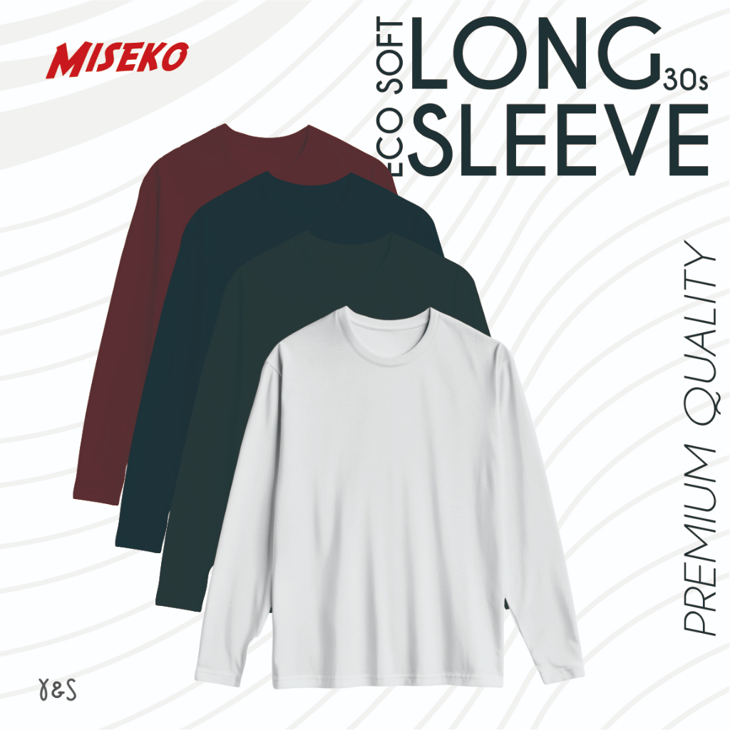 Merchons Kaos Polos Lengan Panjang