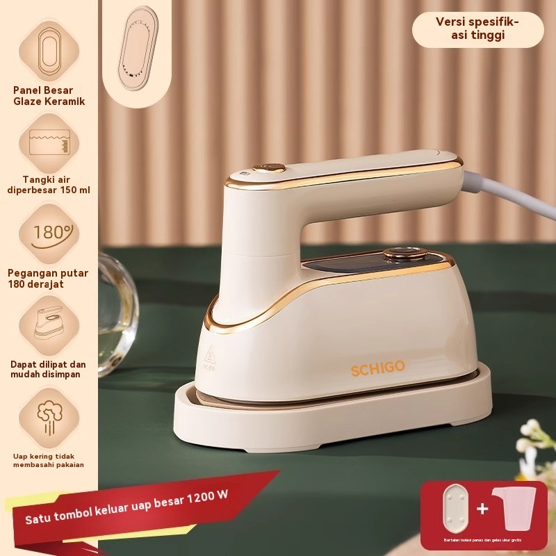 Setrika Uap Tangan Tenaga Besar | Uap Cepat & Portabel untuk Hasil Sempurna