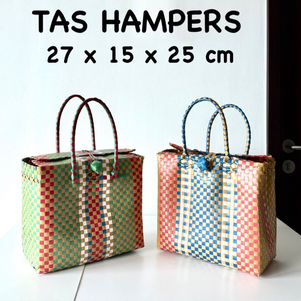 TAS SEMBAKO LEBARAN NATAL / TAS HAMPERS ANYAMAN / TAS SOUVENIR