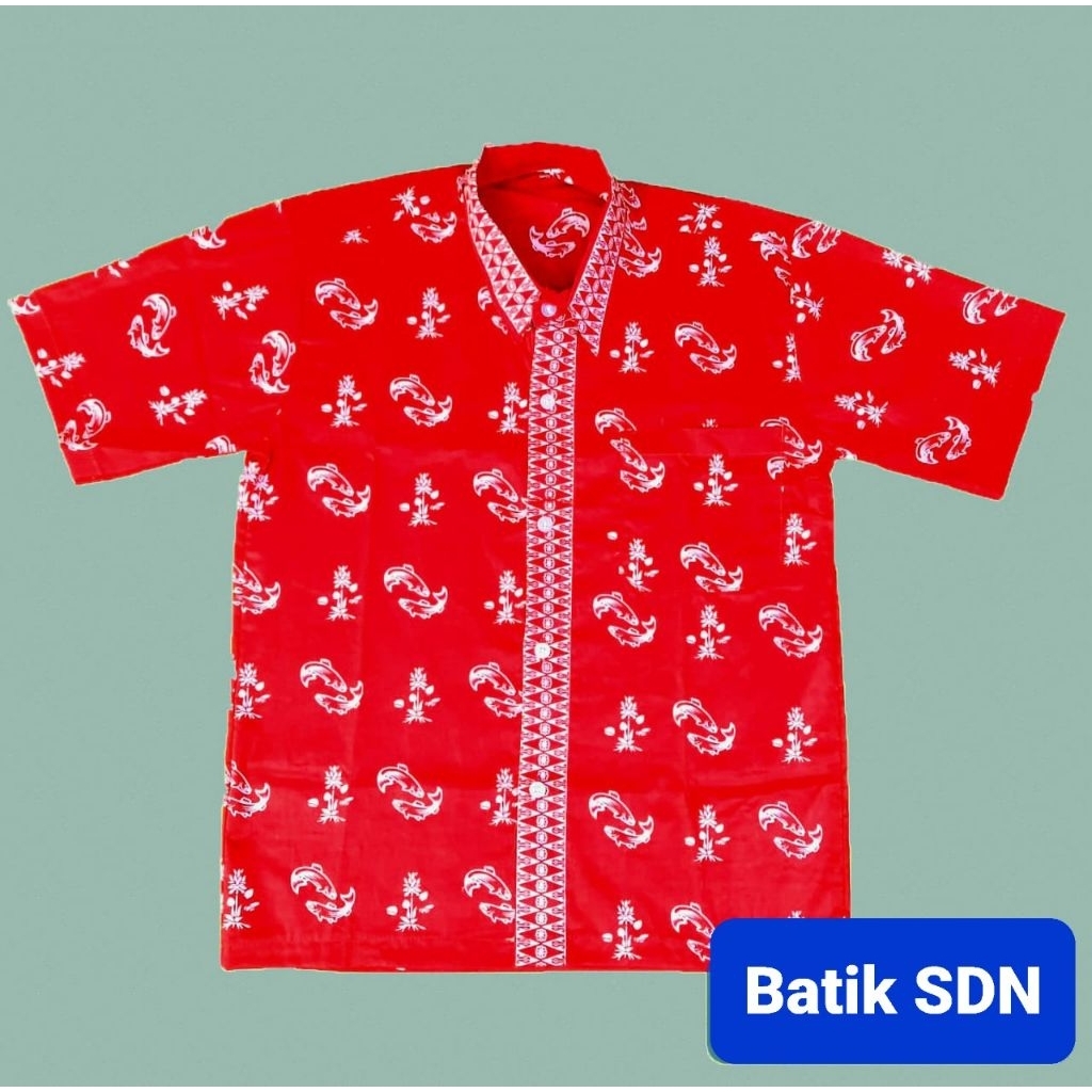 SERAGAM BATIK SDN KOTA BEKASI LENGAN PENDEK