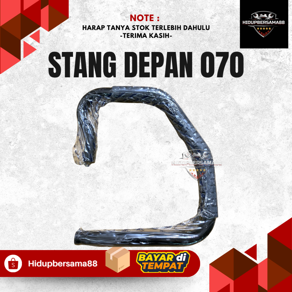 STANG DEPAN 070 HYUNDAI - stang depan senso 070 handle tube chainsaw 070