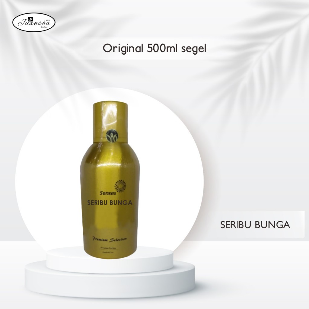 BIBIT PARFUM MURNI SERIBU BUNGA  SENSES 500ML SEGEL