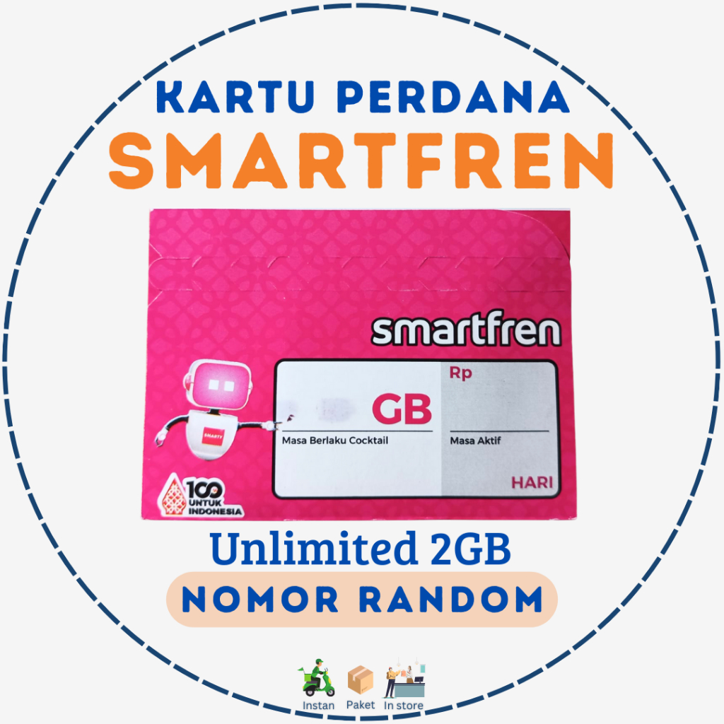 Kartu Perdana Smartfren Unlimited 28 Hari Full 24 Jam | Perdana Kuota Smartfren Unlimited 2GB Full 2