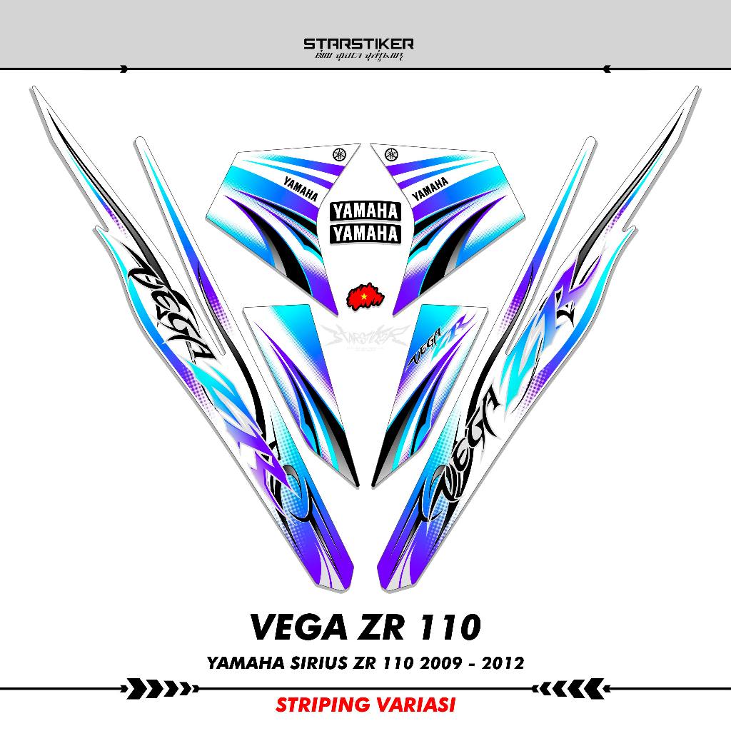 STRIPING YAMAHA VEGA ZR 110 LAMA STIKER STICKER VARIASI SIRIUS 2008 2009 2010 2011 2012 K17