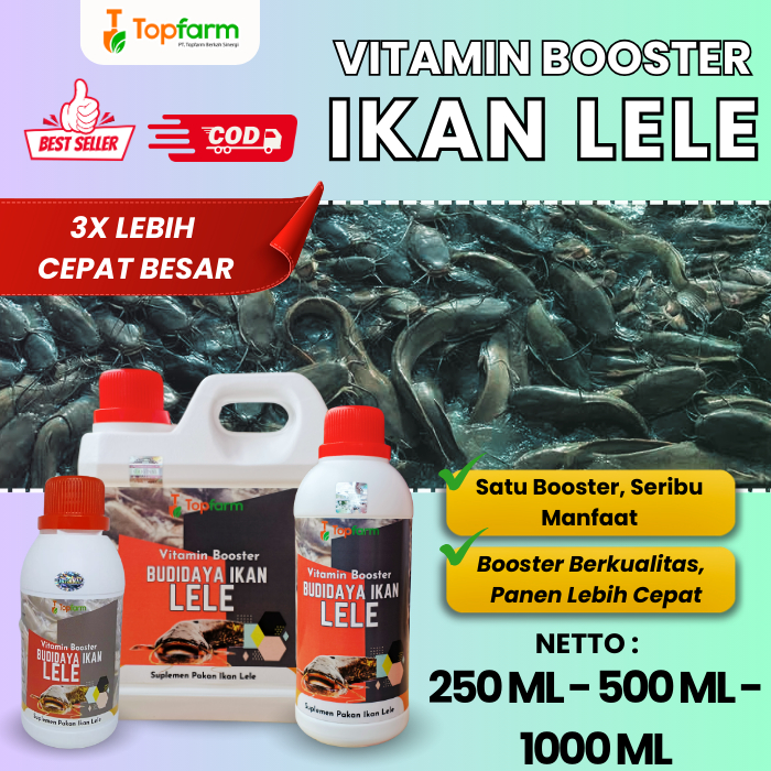 Vitamin Ikan Lele/ Vitamin Ternak Ikan Lele/ Vitamin Ikan Lele Cepat Besar/ Multivitamin Ikan Lele/ 