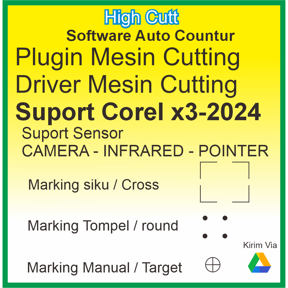 Software Auto Countur / Driver Mesin Cutting / Plugin Mesin Cutting / Plugin CorelDraw For Mesin Cut