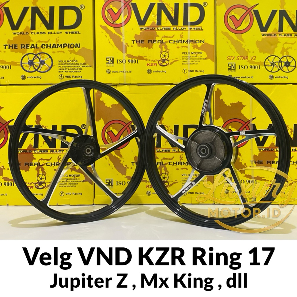 Velg VND KZR Ring 17 Jupiter Z MX King PNP Jupiter Z MX KING uk 1.60/1.40