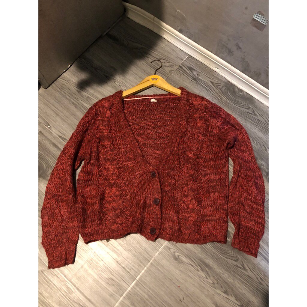 CARDIGAN MAROON