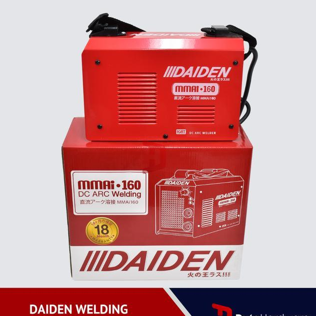 Mesin Las DAIDEN MMAi 160 Inverter Las / Trafo Las Welding Inverter Daiden MMA 160 A