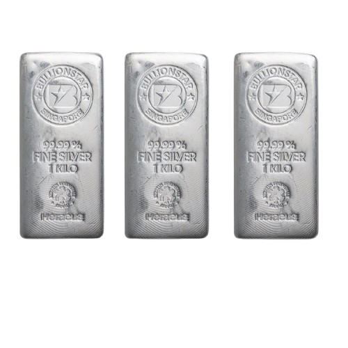 Heraeus Singapore Silver Bar Perak Batangan 99.99% 1000 Gram | Heraeus Silver Bar 1Kg | BERSERTIFIKA