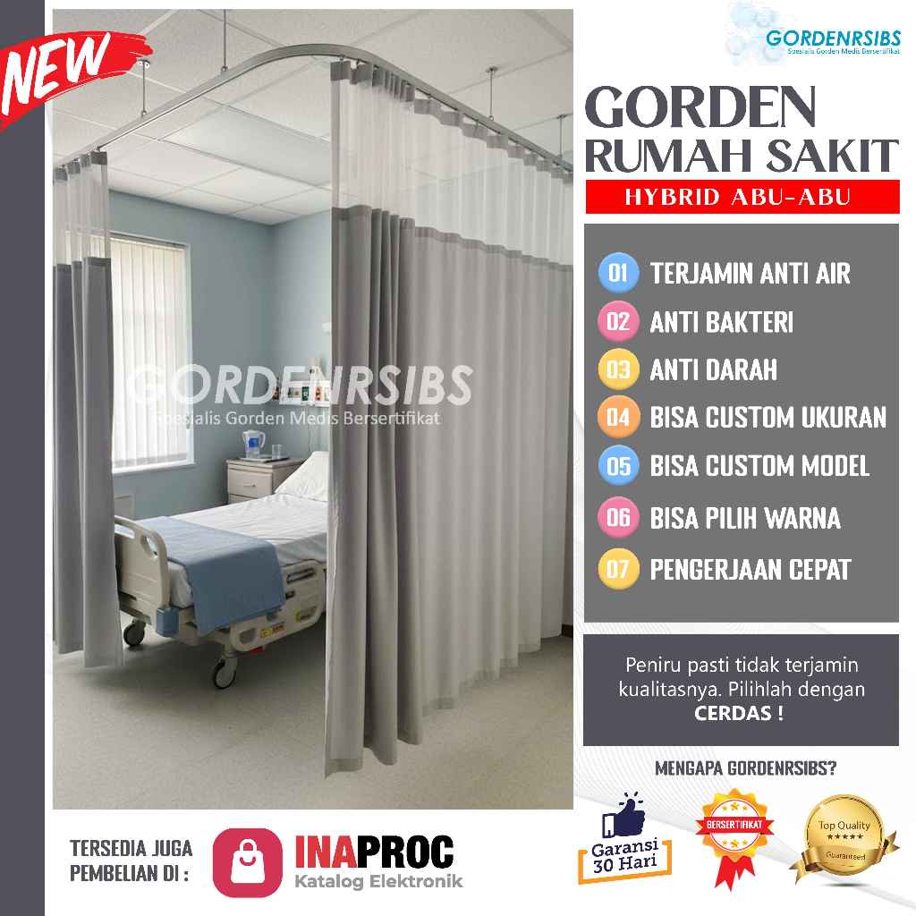 TIRAI PENYEKAT RUANGAN MINIMALIS-BAHAN KAIN ANTI DARAH-GORDEN PEMBATAS RUANGAN MINIMALIS