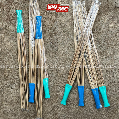 ( 2 PCS ) SAPU LIDI KASUR ASLI KUAT DAN TAHAN LAMA  | PENEBAH GAGANG ROTAN KUAT | SAPU LIDI UNTUK KA