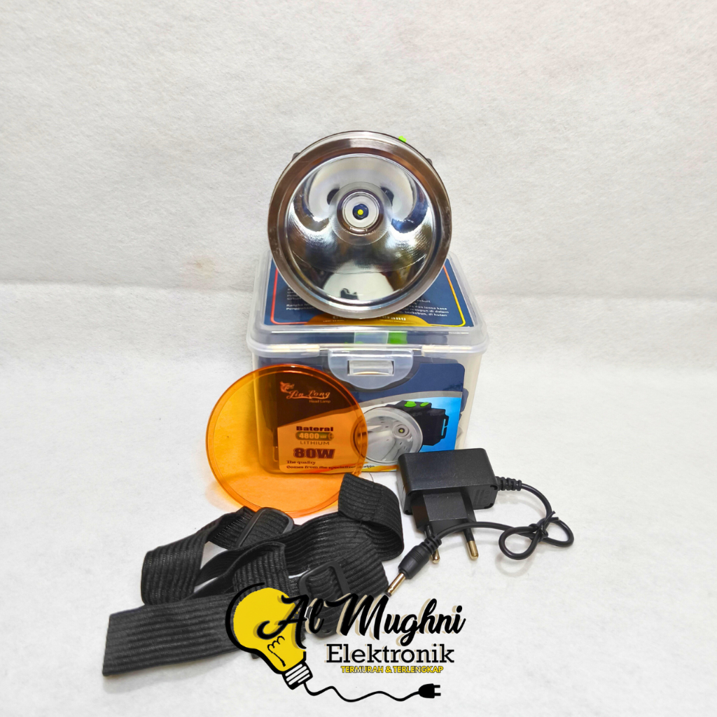 Senter Kepala JinLong 80 Watt / Senter Emergency Kepala 80 Watt JL-026